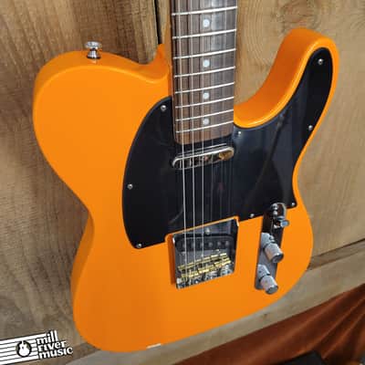 Squier Telecaster Competition Orange Upgraded Used image 8