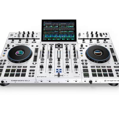 Denon DJ PRIME 4+ Special Edition 4-Deck Standalone DJ Controller (White) image 4