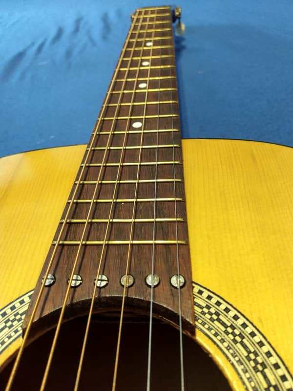 Musima (höchstwahrscheinlich) Wandergitarre 7/8 mensur ≈ 1967–1975 - helle & dunkle Hölzer image 1
