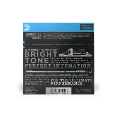D'Addario EXL150H 10-26 High Strung/Nashville Tuning, XL Nickel Electric Guitar Strings image 3