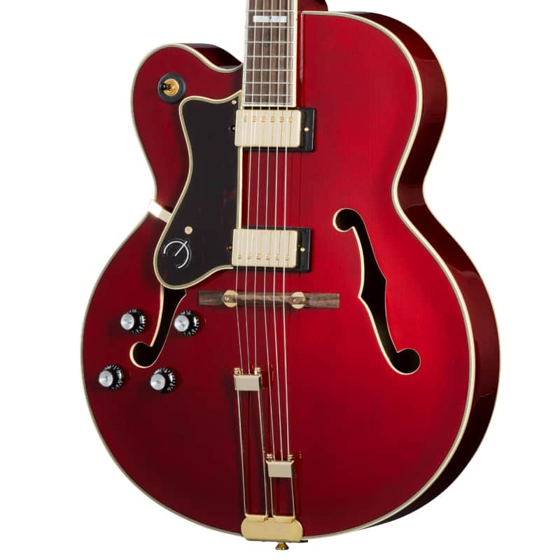 Broadway Hollowbody Left-Handed Electric Guitar Wine Red image 1