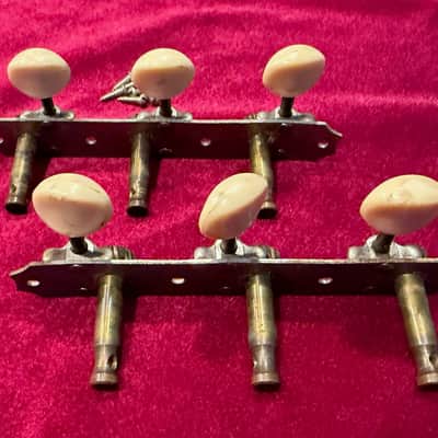 Kluson Open Back 3 x 3 Strip Tuners Mid 1950’s - Mid 1960’s Machine Heads Rickenbacker Gibson Danelectro image 2