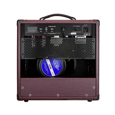 Invaders Amplification - 530 BlueVerb Guitar Combo Reverb 1x12" - 30W/15W - 6L6 - Black Cherry image 3