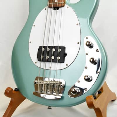 Sterling by Music Man StingRay RAY34 Dorado Green Active 3 Band EQ Alnico Humbucker image 8