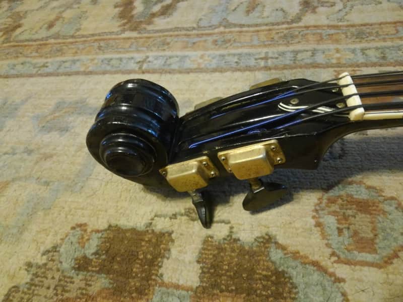 Teisco, Apollo, Hofner Violin Franken-Beatle Bass with Scroll Headstock image 1