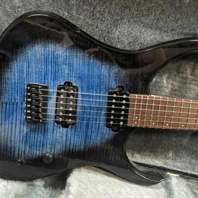 Charbonneau Guitars Production Series KLM 2023 - Black & Blue Burst imagen 2