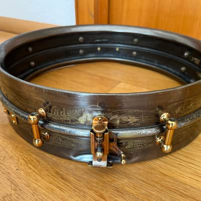 Ludwig  Black Beauty 14x4 Snare Drum  Vintage 20s Dance Model image 19