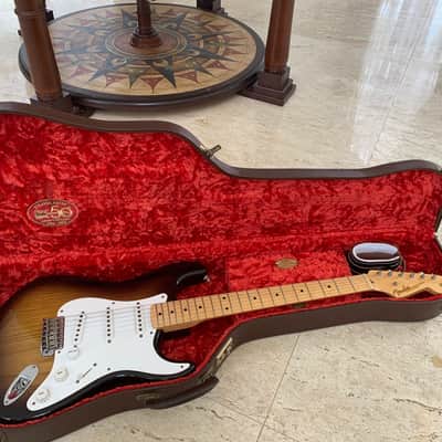 Fender Stratocaster 2004 anniversary master build Chris Fleming 2004 - Sunburst image 2