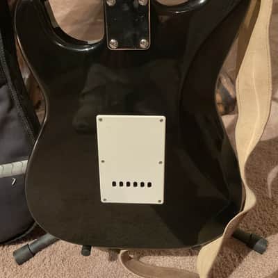 Fender Squire Stratocaster upgraded bridge/pickups comes with custom padded gig bag and strap image 5
