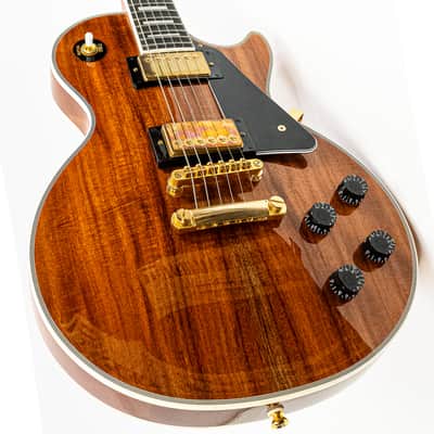 2022 Epiphone Les Paul Custom Koa Limited Edition Gold Hardware image 10