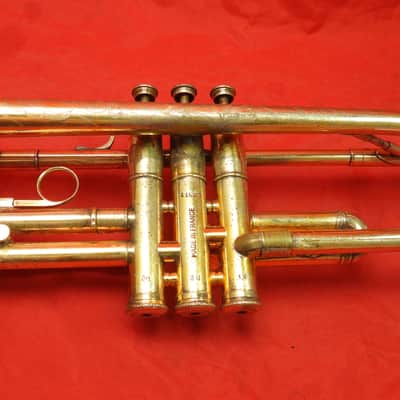 Leblanc 707 Sonic Bb trumpet 1961 - Gold plated image 11