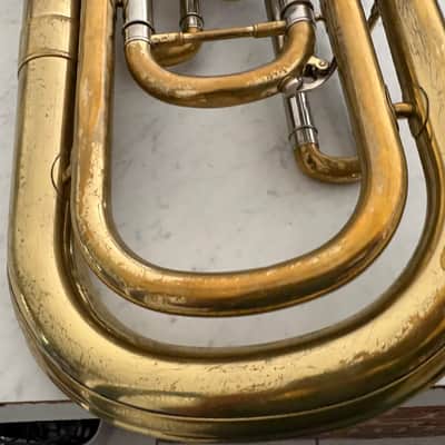 Yamaha YBH-301M Marching Baritone Horn 2010s - Lacquered Brass image 16