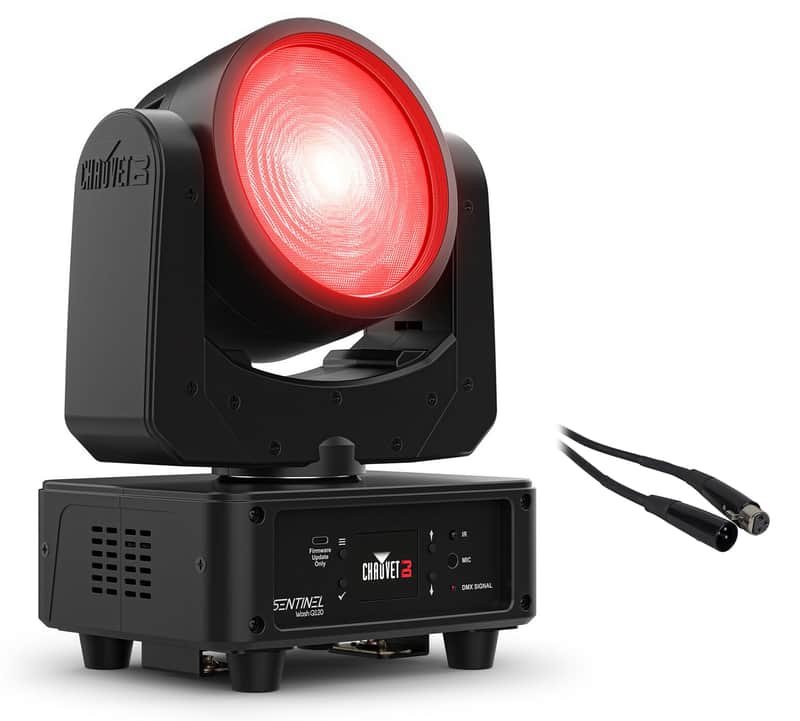 Chauvet DJ SENTINEL WASH Q120 RGBW LED DMX Moving Head Light+DMX Cable image 1