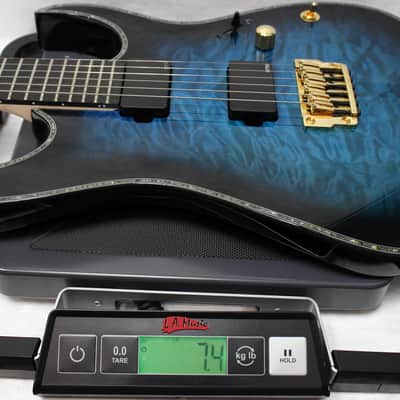 Ibanez RGIX20FEQM-SBS Iron Label Electric Guitar 2014 | Reverb
