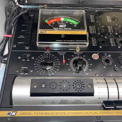 B&K Model 747 Tube Tester with Documentation image 4