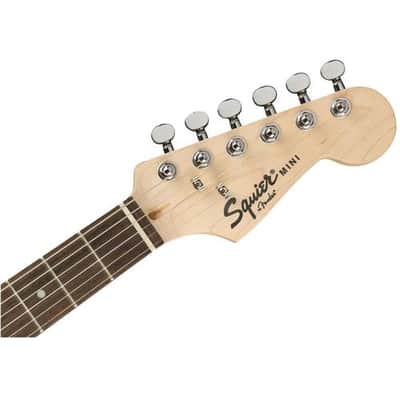 Squier Bullet Mini Stratocaster V2 SSS Beginner Electric Guitar, Indian Laurel Fingerboard, Black image 4