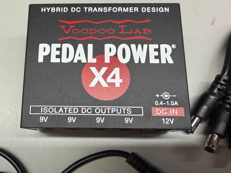 Voodoo Lab Pedal Power X4 2010s - Black image 1