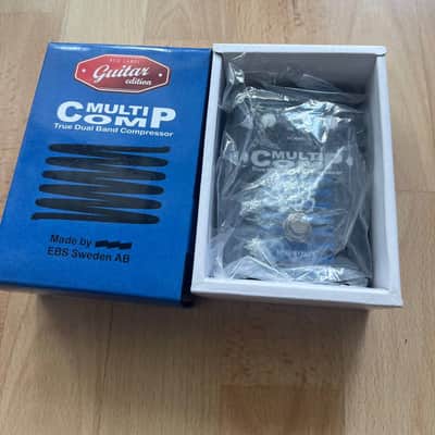 EBS MultiComp Studio Edition True Dual Band Compressor Pedal 2010s - Black/Blue image 6
