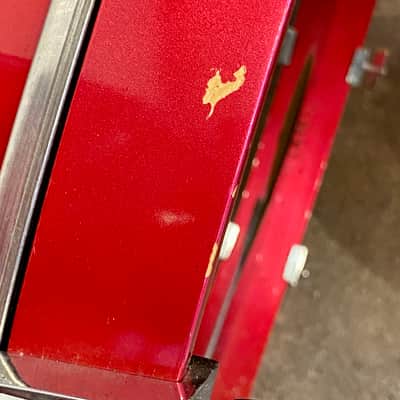 Tama Granstar Custom 5-Piece Drum Set - 1987 - Candy Apple Red - with Hard Shell Cases image 21