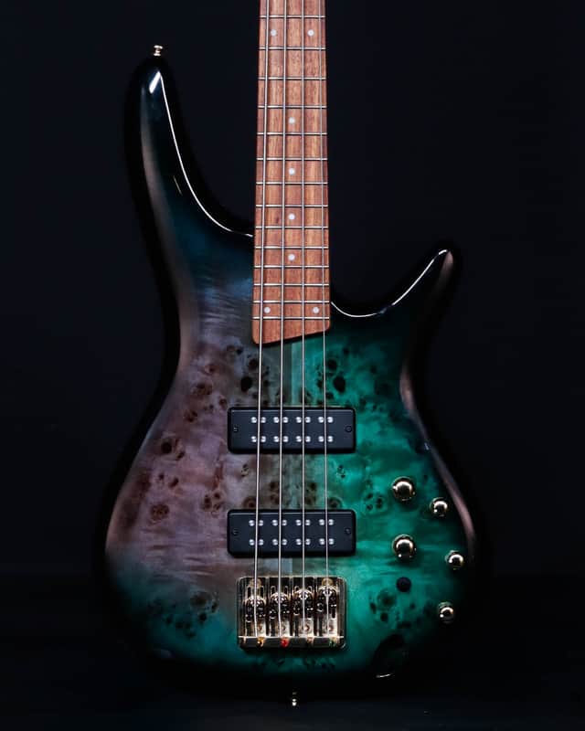 Ibanez SR400EPBDX 4-String Bass, Tropical Seafloor Burst image 1