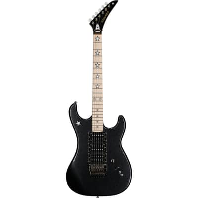 Kramer Jersey Star Floyd Rose Electric Guitar, with Gig Bag, Black Pearl image 2