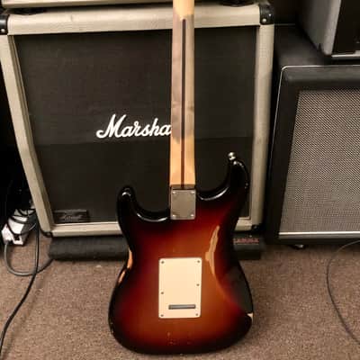 Fender Highway One Stratocaster HSS super strat nitro relic partscaster with Suhr pickups - Nash killer image 8