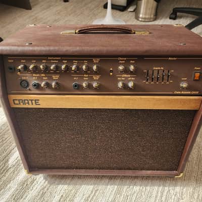 Crate CA125 125-Watt 2x8" Acoustic Guitar Combo with Tweeter 2000s - Brown image 1