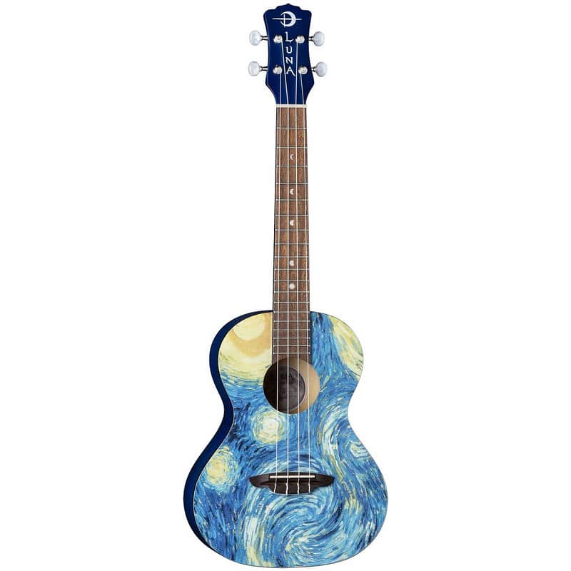 Luna Ukulele Starry Night Tenor w/Gigbag image 1