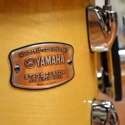 Yamaha Stage Custom 8x7 Rack Tom Natural Wood image 8