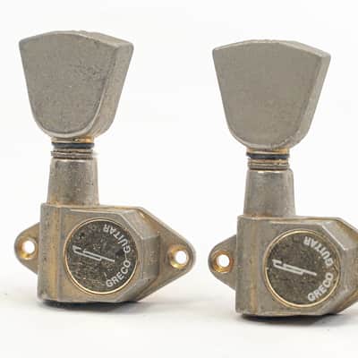 Greco Vintage Japan Machine Heads / Tuners – 1980s – Full Set (3+3) image 2
