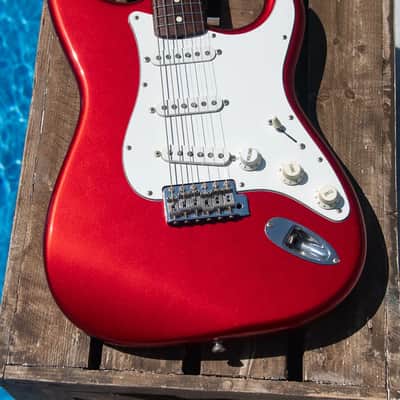 1999 Fender ST62-58US '62 Stratocaster Reissue - Candy Apple Red - Crafted in Japan w FREE Fender Hardcase image 3