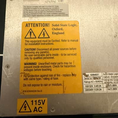 Solid State Logic XLogic SuperAnalogue Channel Signal Processor 2007 - 2014 - Silver image 4