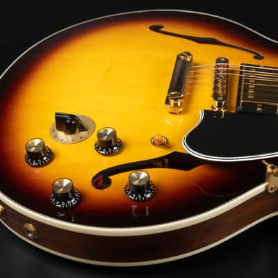 2009 Gibson Memphis ES-345 Stereo Reissue - Vintage Sunburst | USA Semi-Hollow Classic '57 Humbuckers Varitone Switch | OHSC image 21