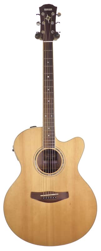 Yamaha CPX500 NT Electro Acoustic Guitar, Natural with Case | Reverb