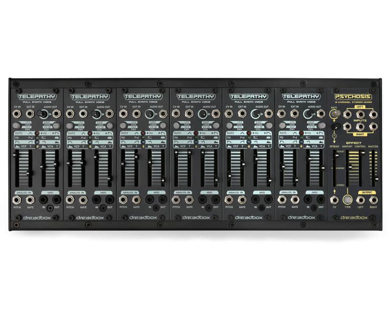 Dreadbox Telepathy Bundle w/ Psychosis Mixer - 70HP Modular 6-Voice Poly-Synth 🧠image 1