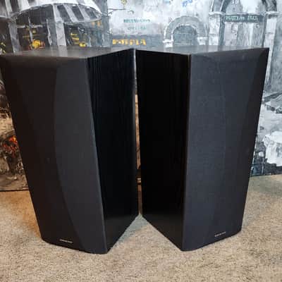 Onkyo Onkyo SKF-200F are 2-way bass-reflex front speakers, 90s - Black image 2