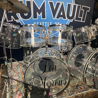 Ludwig Vistalite Octa-Plus With Matching Snare, 12-Piece Concert Tom Set With Hardware, 1970s image 21