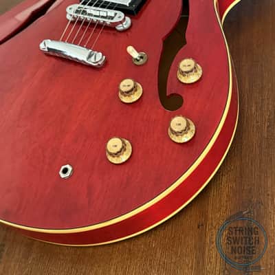 Yamaha SA700, “335” Guitar, 1977, Persimmon Red, 1ST YEAR PRODUCTION image 5