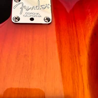 Fender American Deluxe Ash Stratocaster 2005 - Cherry Sunburst image 14