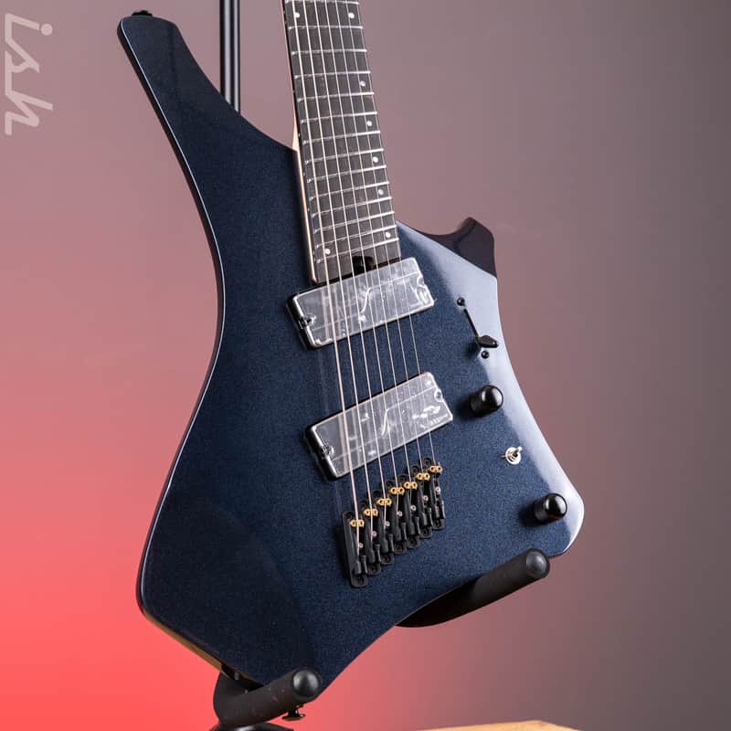 Ibanez A527 Alpha Multiscale 7-String Guitar Iron Pewter image 1
