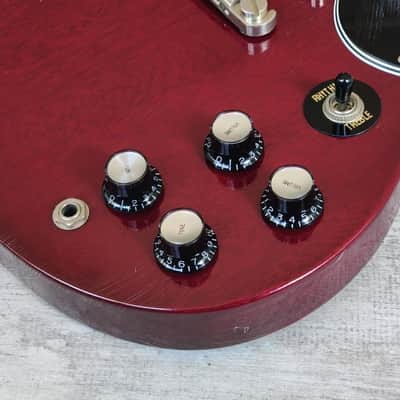 2014 Edwards (by ESP Japan) E-SG-120LT2 SG w/Seymour Duncan's (Cherry Red) image 2