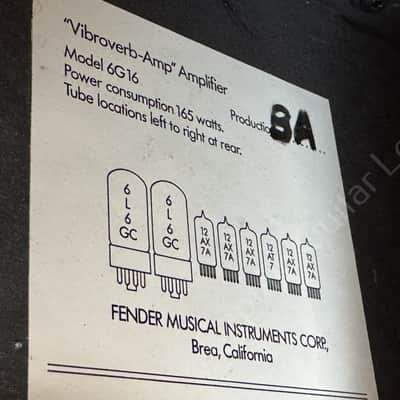 1990 Fender - Vibroverb - ID 5808 image 20