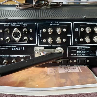 Kenwood KR-3130 1970's Black Metal image 3