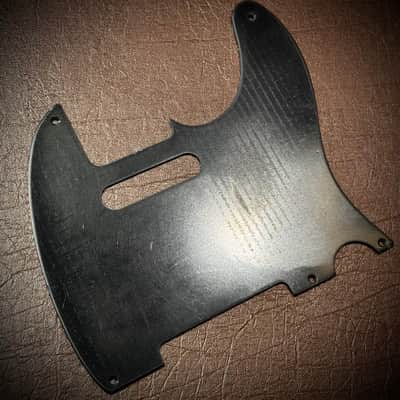 Bakelite Reproduction Blackguard Fender Telecaster Broadcaster pick guard lacquered 5 hole nocaster 1950 1951 1952 1953 1954 aged medium relic image 1