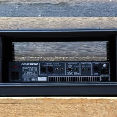 Genz Benz GBE-600 FET / 12AX7 Tube Preamps 625-Watt Bass Amplifier w/Gator Case image 4