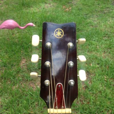 Vintage 70's Yamaha FG 100 Acoustic Guitar image 3