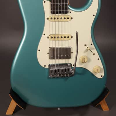 Schecter USA Custom Shop Nick Johnston HSS 2020 - Aged Teal Green Metallic image 2