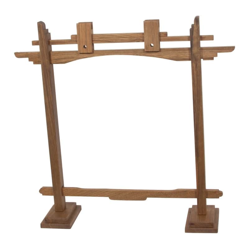 Dobani GSCW10 Pedestal 10-Inch Gong Stand - Walnut image 1