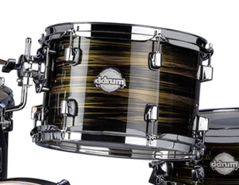 DDRUM Dominion Birch 7x8 Brushed Olive Metallic Wrap Rack Tom  DM B TT 7x8 BOM NEW image 1