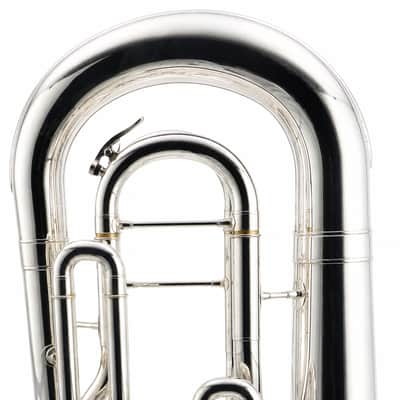 Jupiter JEP-470S Intermediate Bb Euphonium in Silver Plate SN D01052 image 3